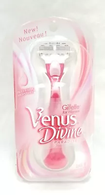 Gillette Venus Divine Paradise Razor For Women 1 Razor 2 Cartridges • $13.98