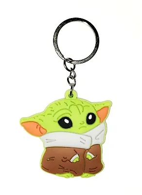 Baby Yoda Keychain - Bookbag Charm - Jacket Zipper Pull - The Mandalorian • $7.59