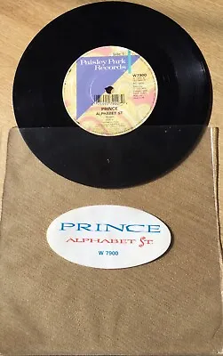 £3 • Buy Prince - Alphabet St Rare 7  Damont Press 1988 Paisley Park Rock Funk Ex+ 