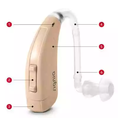 2xSignia Fast P Behind The Ear Digital Hearing Aid BTE- Prompt Delivery+Ear Hook • $157.99