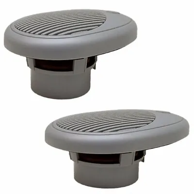 PQN Boat Stereo Speakers Spa25-4GYLD | 2 1/2 Inch 30 Watt Gray (Pair) • $50.86