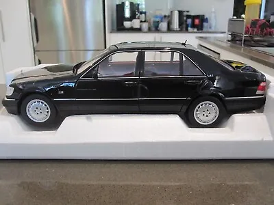 1:18 Norev 183722 1997 Mercedes S600 W140 Black *new* • $281