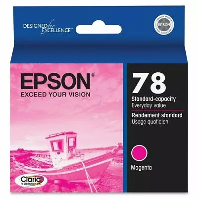 NEW GENUINE Epson 78 T0783 Magenta Ink For Artisan 50 Stylus  • $8.49