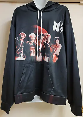 BTS MIC DROP Hoodie Pullover Sweatshirt KPOP Size Large • $30.59