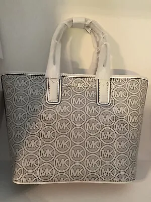 Michael Kors Jodie Small Logo Jacquard Tote Bag • $100