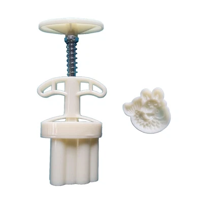 £6.43 • Buy Rabbit With Fish Shape Mooncake Moulds Hand Press Tools Plastic Mooncake Cutters