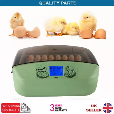 Digital 32 Egg Incubator Temperature Control Hatcher Automatic Turning Chicken • £70.30