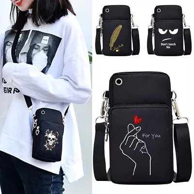 £6.99 • Buy 3 Layers Shoulder Wallet Bag Cross Body Phone Bag, Waterproof Crossbody Bags