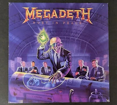 Megadeath  Rust In Peace  Poster Flat 12 X12  • $12