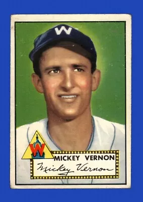 1952 Topps Set-Break #106 Mickey Vernon VG-VGEX *GMCARDS* • $0.79