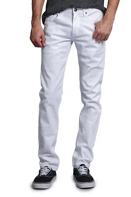 Victorious Men's Skinny Fit Jeans Stretch Colored Pants   DL937 - FREE SHIP • $32.95