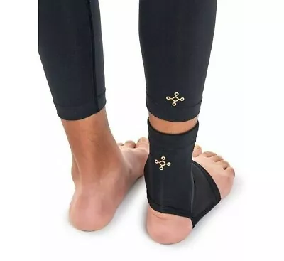 2 Pack - Tommie Copper Boys Core Ankle Sleeves CopperZnergy Black Medium New • $7.99