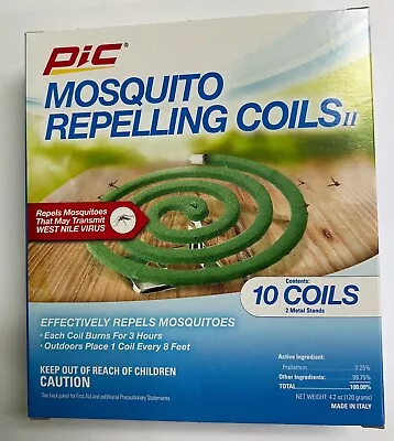 PIC Citronella Mosqu Repelling Coils (4 Packs) 40 Coil • $24.95