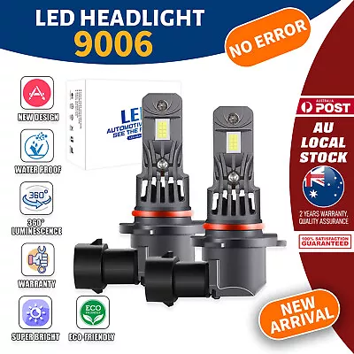 For HONDA ACCORD 2003 CM Sedan 3.0 (CM6) 9006 (HB4) LED Headlight Globe Kit Beam • $37.88