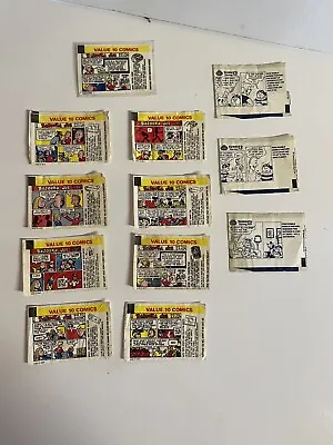 Lot Of 9 Vintage 1980s 1990s Bazooka Joe & Company  Comics + 3 Double Bubble • $12