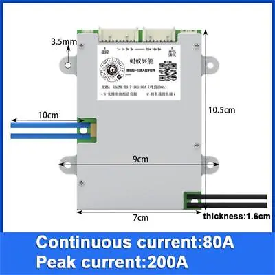 ANT 7S-16S 40-325A SMART BMS LiFePo4 Li-ion LTO Battery Protect Board Bluetooth • $193.19