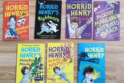 Horrid Henry Collection 7 Books Set Kids • £5