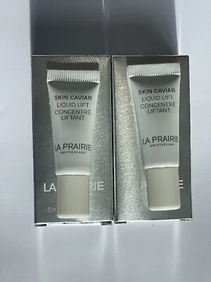 2 X La Prairie Skin Caviar Liquid Lift Travel Size 0.17 Oz / 5 Ml NEW • $59.99