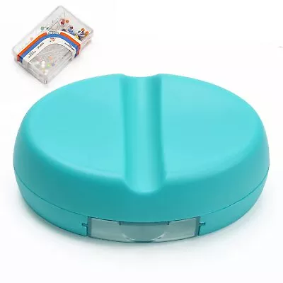 Magnetic Pin Cushion Bobby Pins Holder With 100 Pins For Sewing Quilting • $13.80