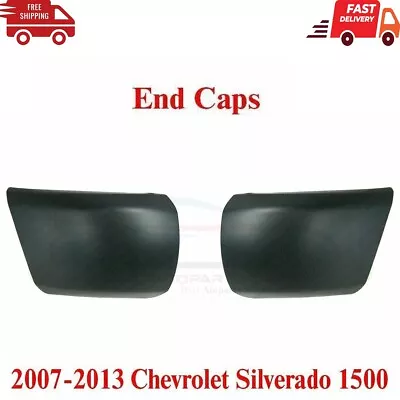 New Fits 2007-2013 Chevy Silverado 1500 Front Bumper End Caps Primed Set Of 2 Pc • $81.50
