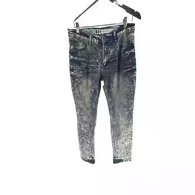 Reason 32 Supply Co Acid Wash Blue Denim Skinny Jeans Men's • $11.99
