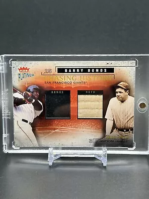 2003 Fleer Platinum Barry Bonds Babe Ruth /250 Chasing History Bat Jersey Ssp • $399.99