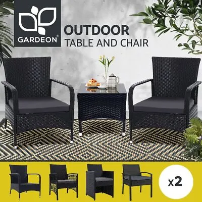 $231.96 • Buy Gardeon Outdoor Furniture Dining Chairs Chair Table Patio Bistro Garden Coffee