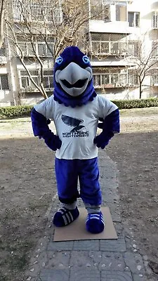 £278.09 • Buy Halloween Blue Eagle Mascot Costume Hawk Anime Kit Theme Dress Carnival