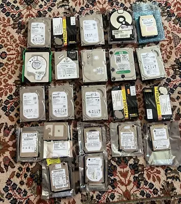 Lot Of 22 Vintage IDE Western Digital Seagate Toshiba Apple. 2.5/3.5  HDD • $9.99