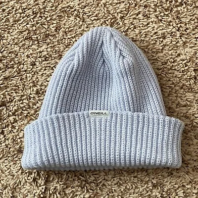 O'Neill Beanie Women's One Size Light Blue Beanie Hat Woven Snow Cold Weave • $10.95