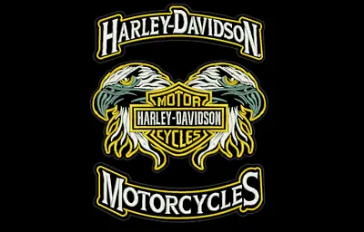 Machine Embroidery Designs - 7 Harley Davidson Embroidery Designs • $4.98