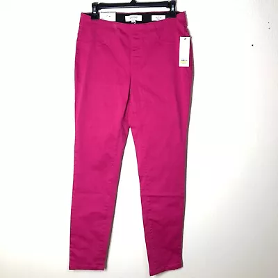 New Ellen Tracy Womens Denim Legging Jegging Size Med Barbie Barbiecore Orig $69 • $27.99