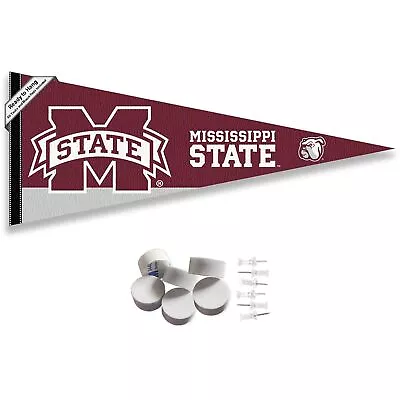 Mississippi State Bulldogs Wall Banner Pennant Flag • $15.95