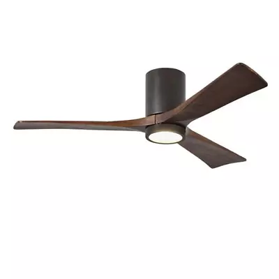 Matthews IR3HLK-TB_WA-52 Irene 52  Outdoor Hugger Ceiling Fan With LED Light • $454.99