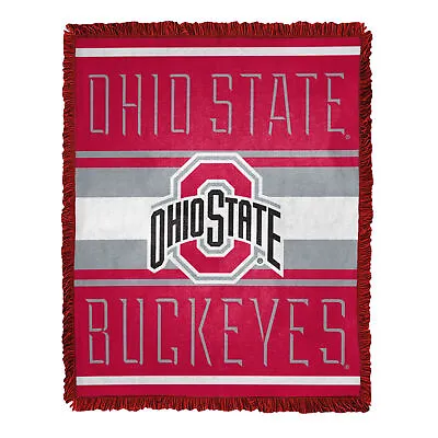 Northwest NCAA Ohio State Buckeyes Nose Tackle Woven Jacquard Throw Blanket • $49.99