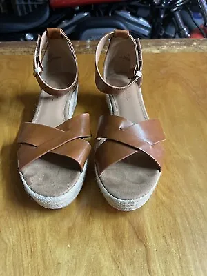 Michael By Michael Shannon Tan Wedge Shoes Size 8 • $15