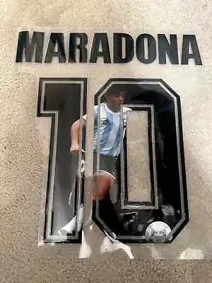 Maradona 10 Jersey Name Set • $14