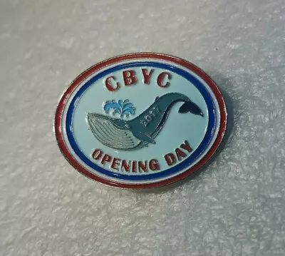 CBYC 2017 Whale Watching Cruise Opening Day Pin Cerritos Bahia Yacht Club • $10.50