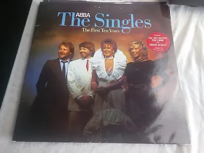 ABBA The Singles The First Ten Years 1982 Double Album ABBA10 Pop Disco Vinyl LP • £6.40