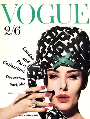 Vintage Vogue Magazine Cover Reproduction 17 X 12 Framing Print Wall Decor • $16.95