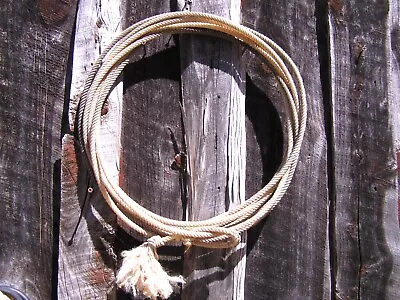Vintage Old  Retired  Cowboy Lariat Lasso Rope Western Wall Decor D8 • $67.99
