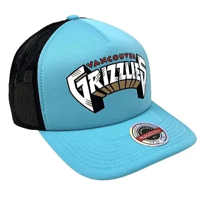 Mitchell & Ness Vancouver Grizzlies Memphis Jersey Hook Trucker Snapback Hat Cap • $26.24