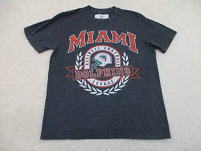 $18.88 • Buy Miami Dolphins Shirt Adult Small Gray Orange NFL Football Athletic Mens A99 *