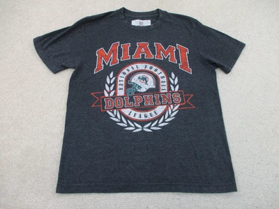 $18.88 • Buy Miami Dolphins Shirt Adult Small Gray Orange NFL Football Athletic Mens A99 *