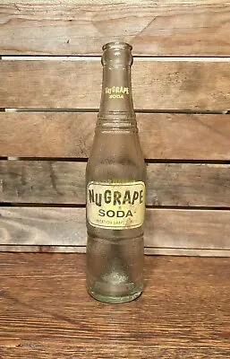 Vintage 8oz. NuGRAPE SODA Bottle McPherson Beverage Comp. South Hill VA. • $10