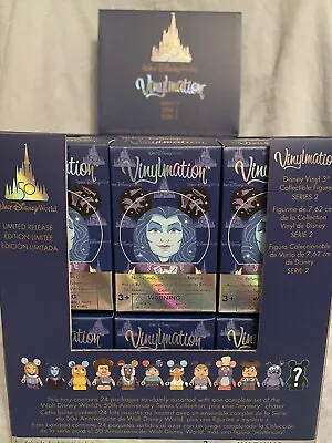 NEW SEALED Disney World 50th Anniversary Series #2 Vinylmation Mystery 24 Boxes • $279.95