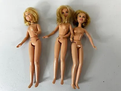 Lot Of 3 Mary-Kate & Ashley Dolls Nude  • $14.99