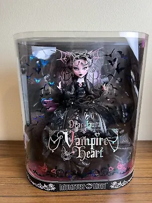 Monster High Draculaura Doll Vampire Heart In Extravagant Black Ballgown In Hand • $375