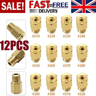 Carburetor Main Jet Kit For Mikuni VM TM Carb #210 #320 Jets Motorcycle 12PCS • £6.59