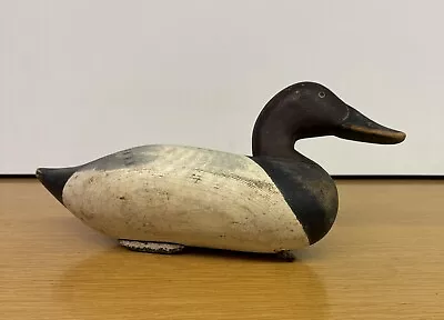 Vintage Decoy Duck Solid Wood Painted Eyes 16  • $149.99